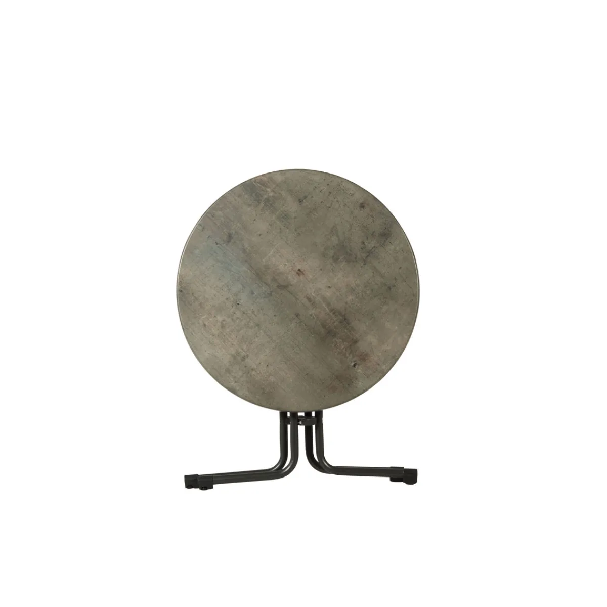 acamp Tisch Piazza Durchmesser 80 cm klappbar anthrazit/cemento