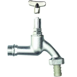 Auslaufventil Vierkant 1/2" matt-chrom^ Discount