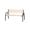 Bank „Park“ 3-Sitzer, 77x150x84 cm, anthrazit, Flächen aus Kiefernholz^ Discount
