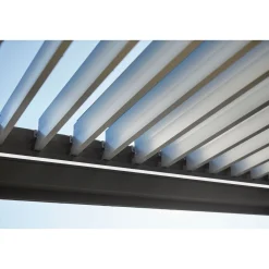 Pergola Gr. 4 x 3,5 quarzgrau/silber-metallic^Biohort Sale