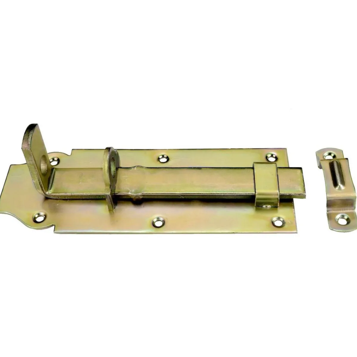 Schlossriegel gerade 55 x 140 verzinkt gelb*Connex Clearance