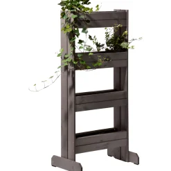 dobar Hochbeet 55 x 125 x 40 cm grau