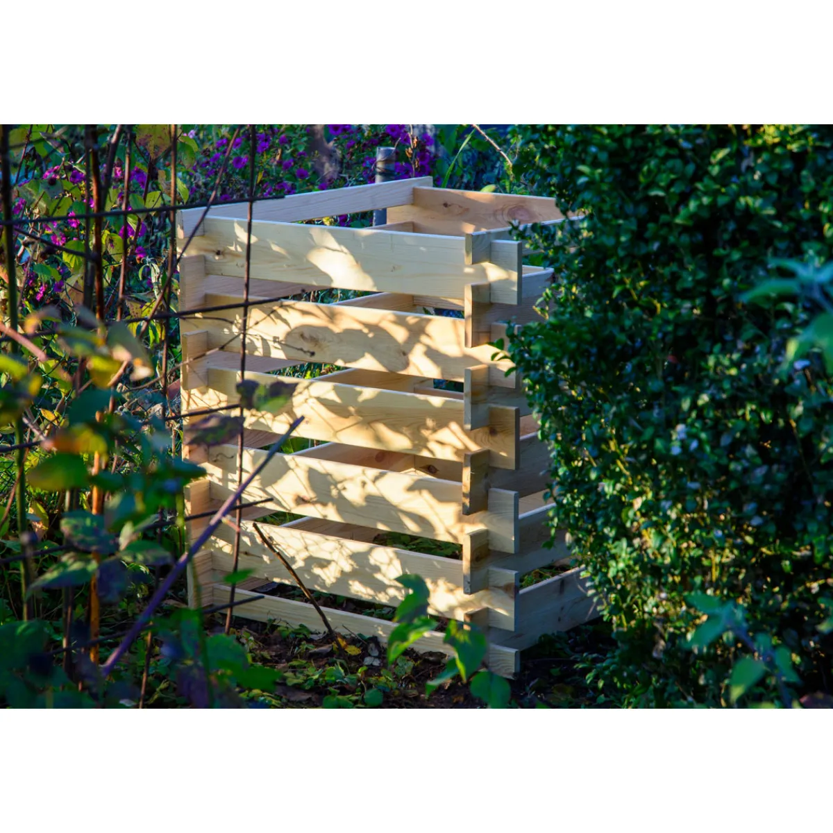 Holz-KomposterStecki 78 x 78 x 78 cm Kiefer natur^dobar Hot