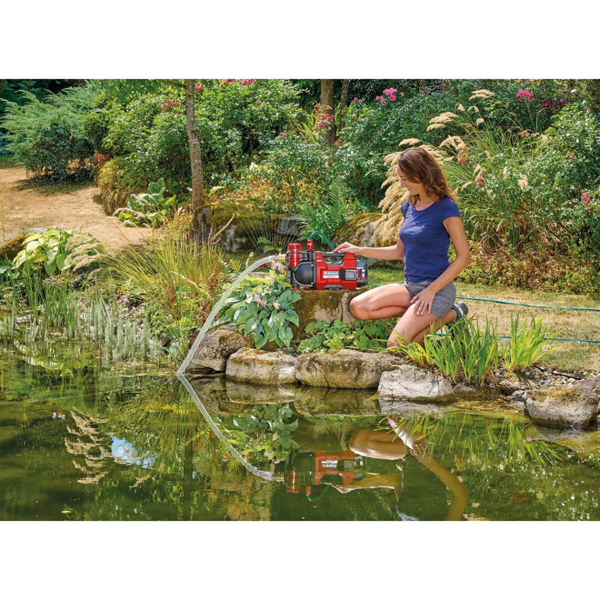 Akku-Gartenpumpe AQUINNA 18/30 F LED*Einhell Sale