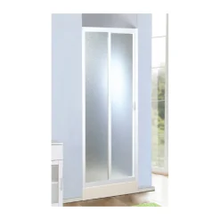 FORTE Nischendusche „Maestro“ Schiebesystem aus Acrylglas 100 - 110 cm