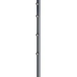Alberts GAH Zaunpfosten inkl Klemmlasche anthrazit m Zubehör 60 x 40/1750 mm