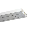 Vorhangschiene GE2 180 cm mit Profil für Blendenbefestigung weiß^Gardinia Discount