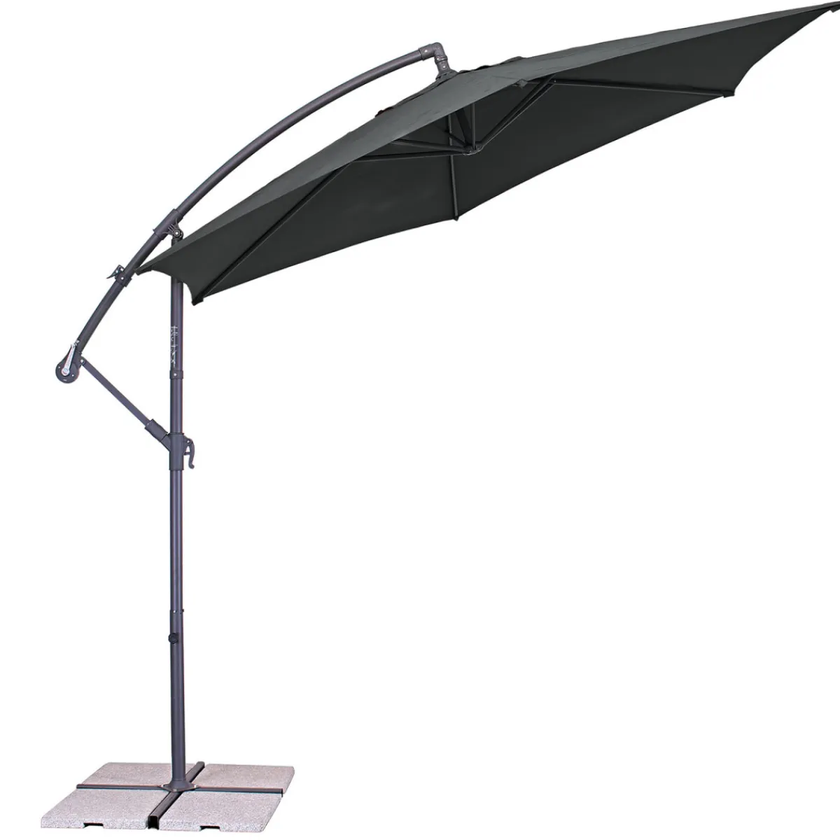 Ampelschirm Salerno 300 cm Anthrazit*Haveson Discount