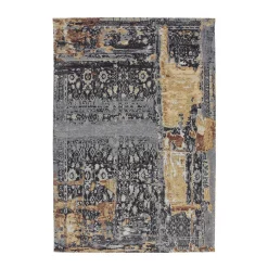 Jacquard-Teppich „Blaze 500“, multi/blau* Outlet