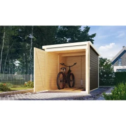 Fahrradgarage terragrau*Karibu Online