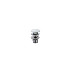 Kirchhoff Design-Ablaufventil 1 1/4" x 65 mm chrom-weiß