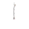 Kletterseil Baumwolle Cage Toy weiß 38 cm 3 Knoten