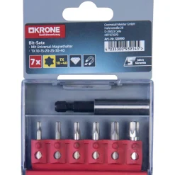 Bit-Set Torx 7-teilig*Krone Hot