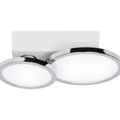 Badleuchte Aqua IP 44 2er Deckenleuchte Chrom^Lightme Discount