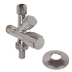 Geräteanschluss-Eckventil 3/4" x 10 mm verchromt*Schell Clearance