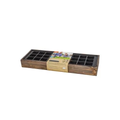 Anzuchtholzkiste 27er Topfplatte 50 x 16 x 6 cm*Siena Garden Discount