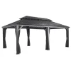 Pavillon Messina 1220 inkl. Moskitonetz 363x598x307,1cm Anthrazit*Sojag New