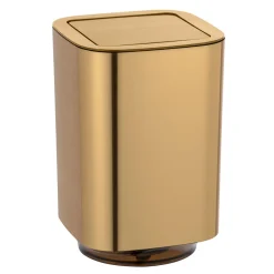 Schwingdeckeleimer Auron Gold Kosmetikeimer mit Schwingdeckel 5,5 l^Wenko Online