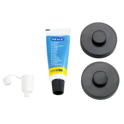 Adapter Schwarz Befestigen ohne bohren Power-Loc*Wenko Online